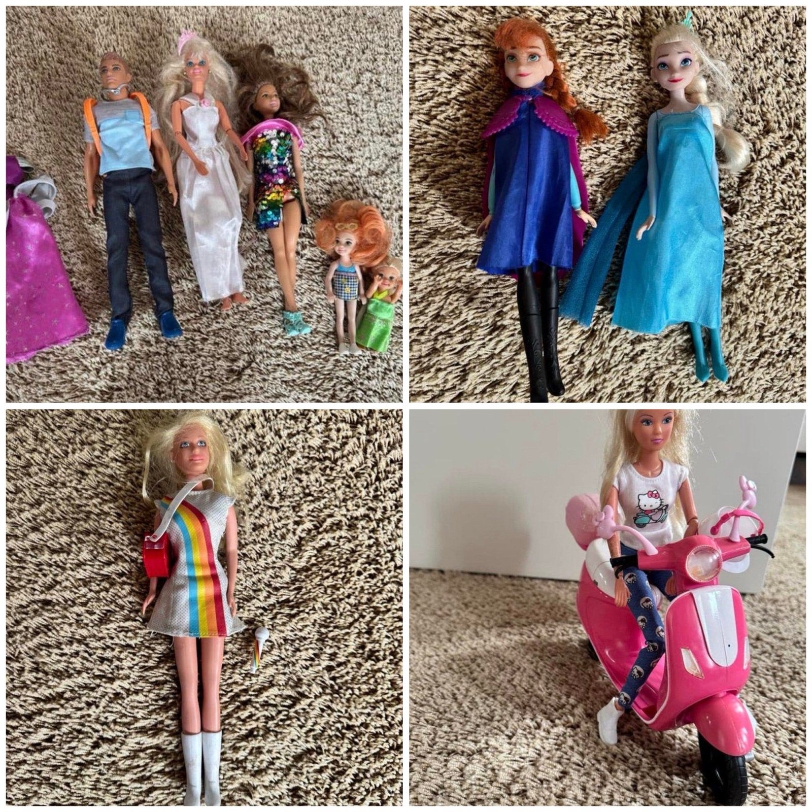 Groot Barbie pakket: Anna, Elsa, K3, scooter, Ken & meer!, Kinderen en Baby's, Ophalen of Verzenden, Gebruikt, Barbie