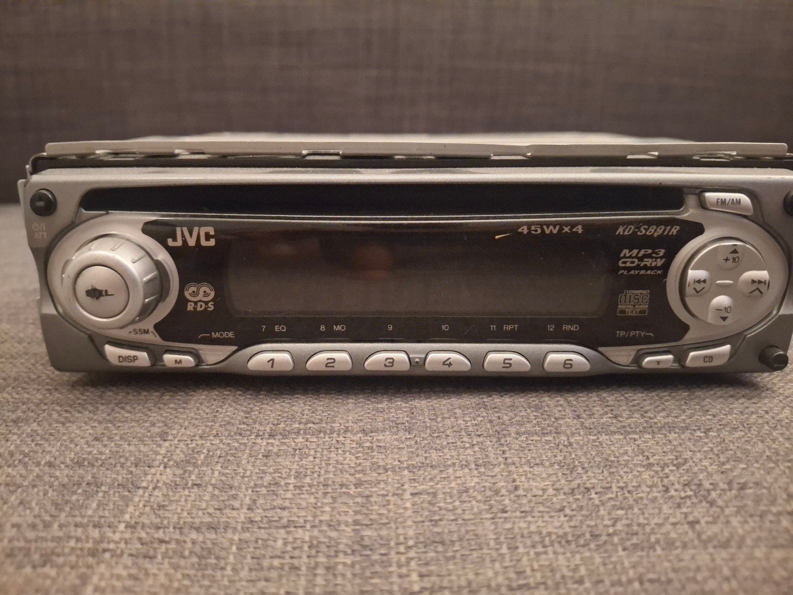 JVC KD-S891R MP3 CD-RW Autoradio - 45Wx4, Ophalen of Verzenden, Gebruikt