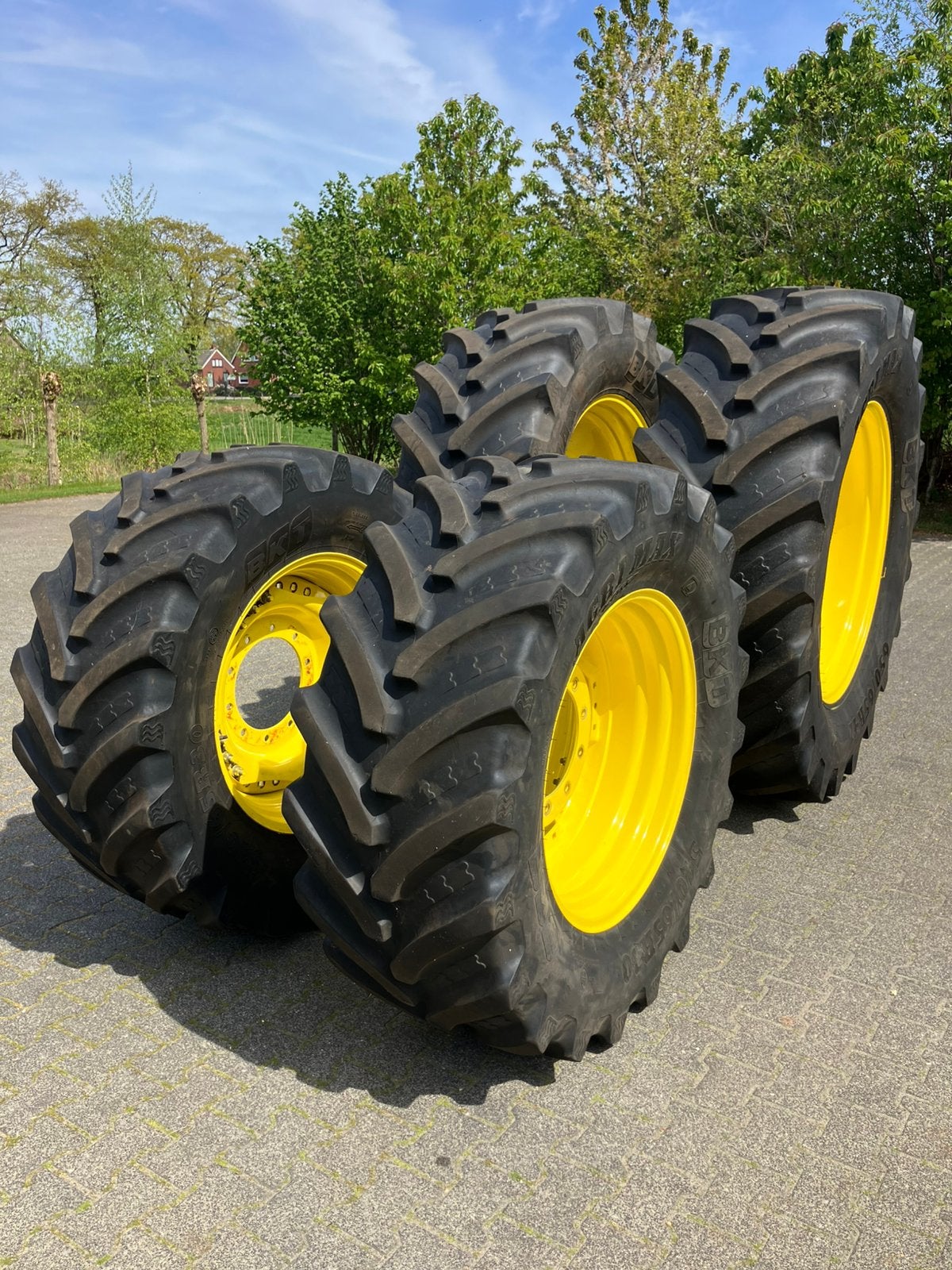650/65r42 en 540/65r30 john deere velgen, Ophalen of Verzenden