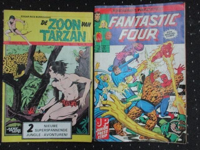 Fantastic four nr 17 en De zoon van Tarzan, Boeken, Strips | Comics, Meerdere comics, Ophalen of Verzenden, Gelezen, Amerika