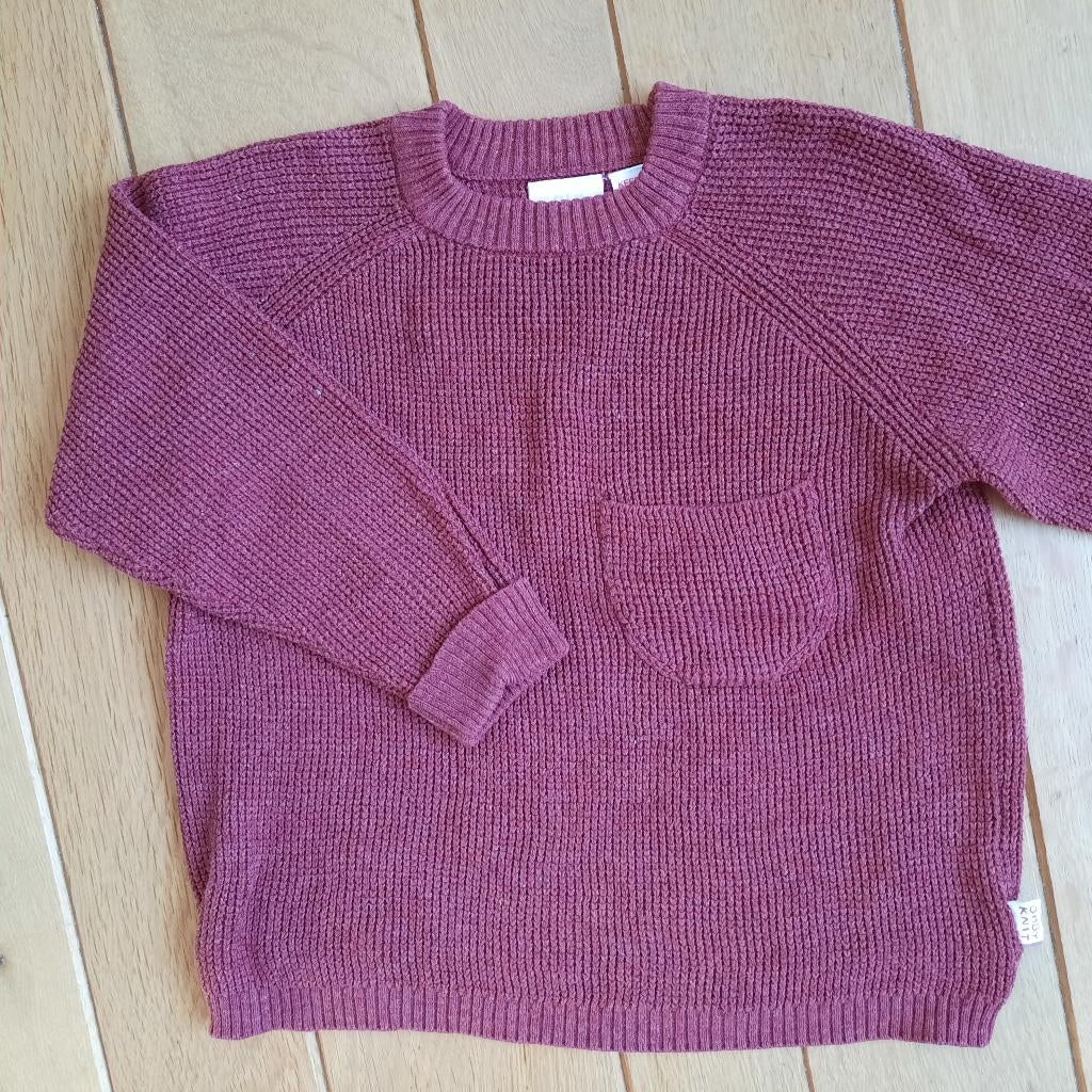 ZARA trui roodbruin maat 110, Trui of Vest, ZARA, Ophalen of Verzenden, Zo goed als nieuw