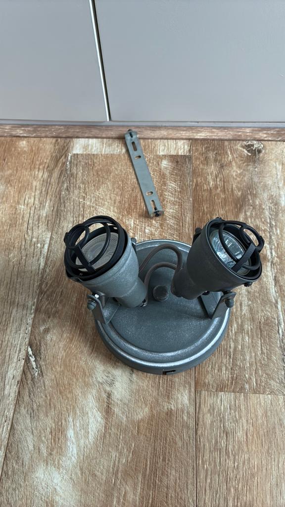 Lamp, Ophalen, Zo goed als nieuw, Metaal of Aluminium