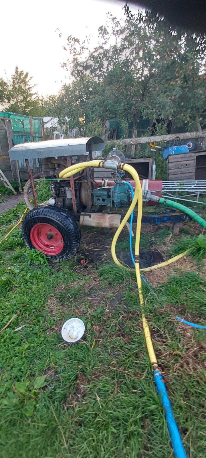 Beregeningspomp met Deutz motor, Ophalen, Beregeningspomp