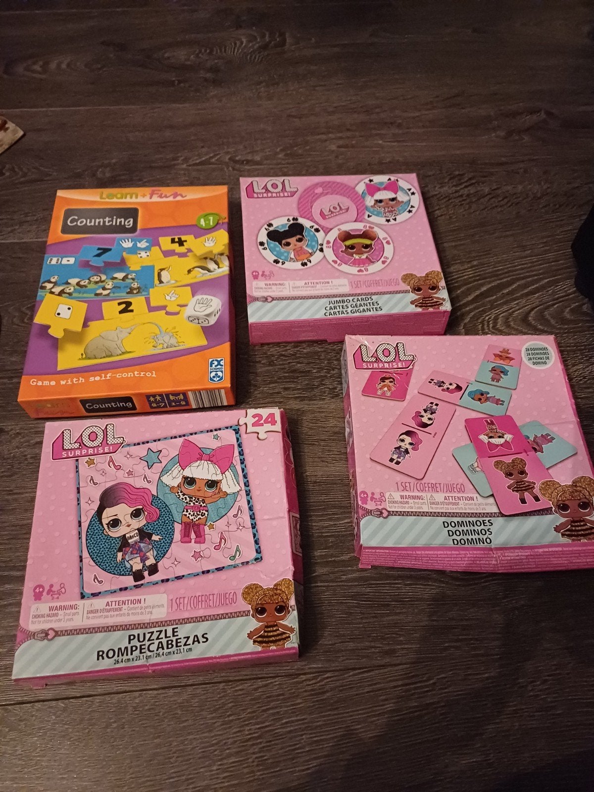 LOL Surprise! Spellenpakket & Learn + Fun Counting, Ophalen of Verzenden, Minder dan 10 stukjes, Gebruikt, 4 tot 6 jaar