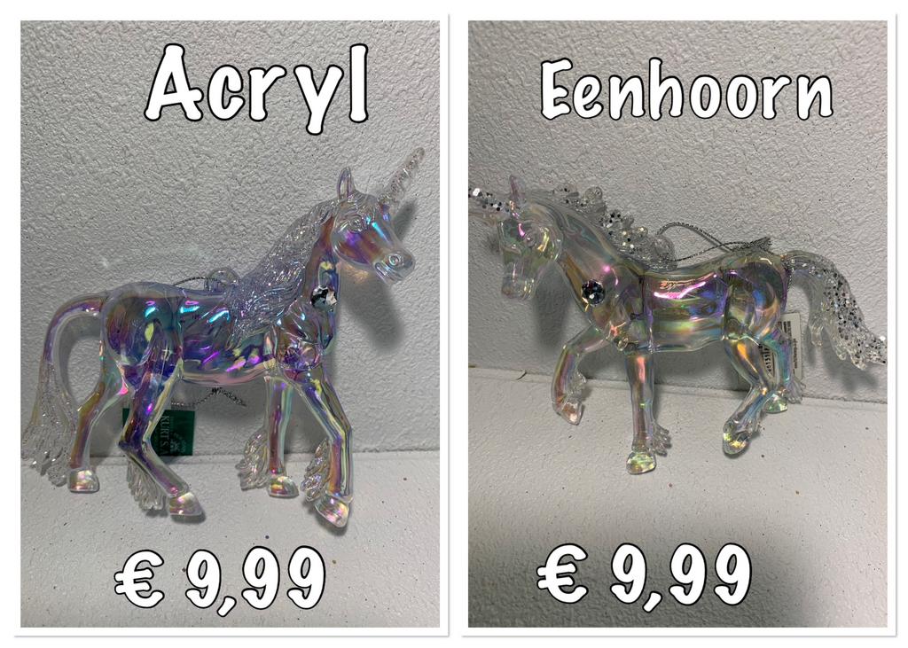 Acryl eenhoorn hanger nieuw, Diversen, Ophalen of Verzenden, Nieuw