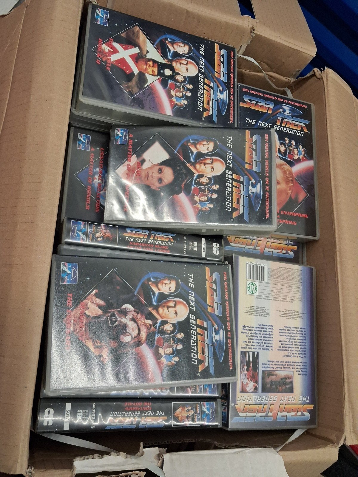 Nieuwe gesealde video Banden Star Trek The Next Gerenation, Cd's en Dvd's, VHS | Film, Alle leeftijden, Ophalen of Verzenden, Nieuw in verpakking
