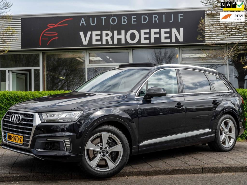 Audi Q7 3.0 TDI e-tron QUATTRO PREMIUM - PANO - 360 CAMERA -, Automaat, Gebruikt, 2420 kg, Bedrijf