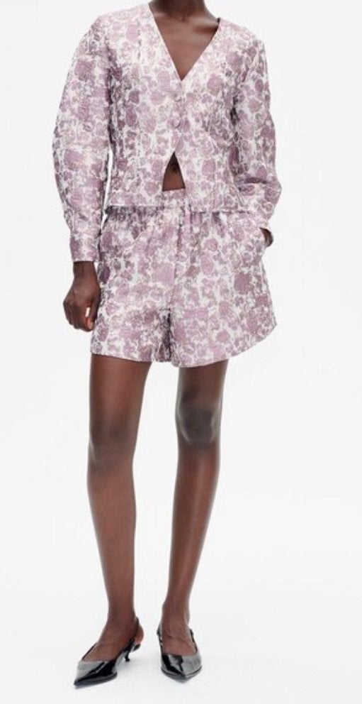 Baum und Pferdgarten short Nela mt 38 lila/goud zgan, Kleding | Dames, Maat 38/40 (M), Kort, Verzenden, Paars