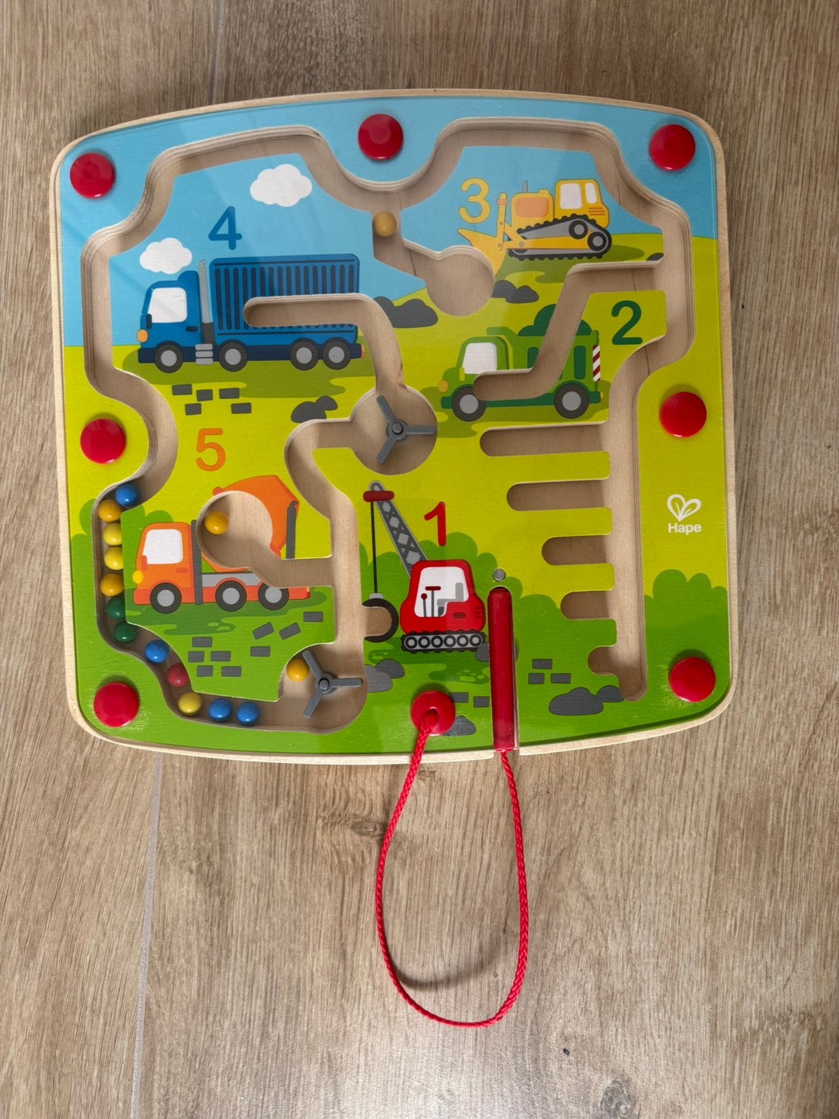 Hape magnetisch activiteitenbord, Ophalen of Verzenden, Zo goed als nieuw
