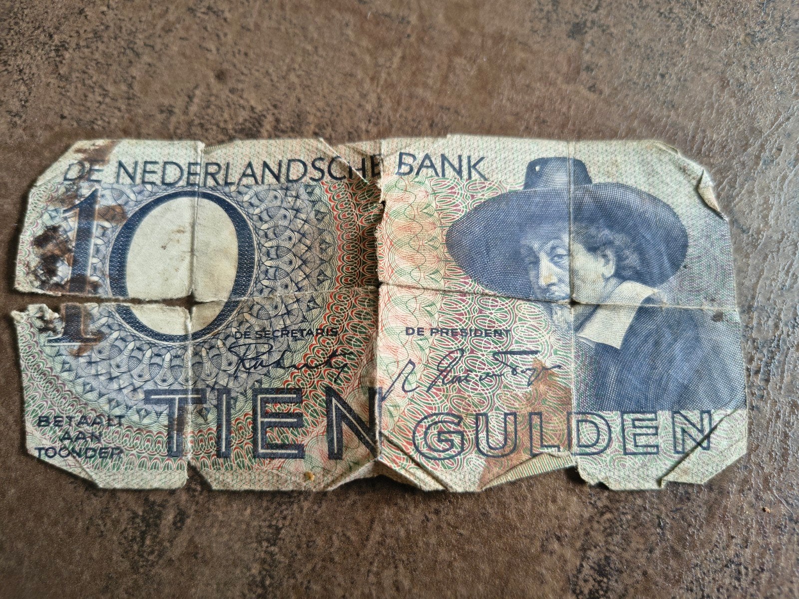 Tien gulden., Ophalen of Verzenden, Nederland, Bankbiljetten