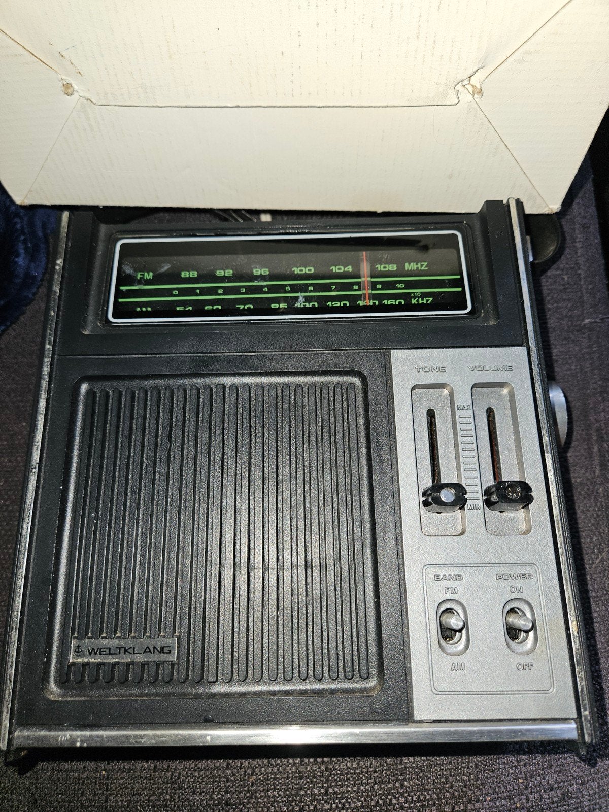 oude Weltklang radio incl doos, Ophalen of Verzenden