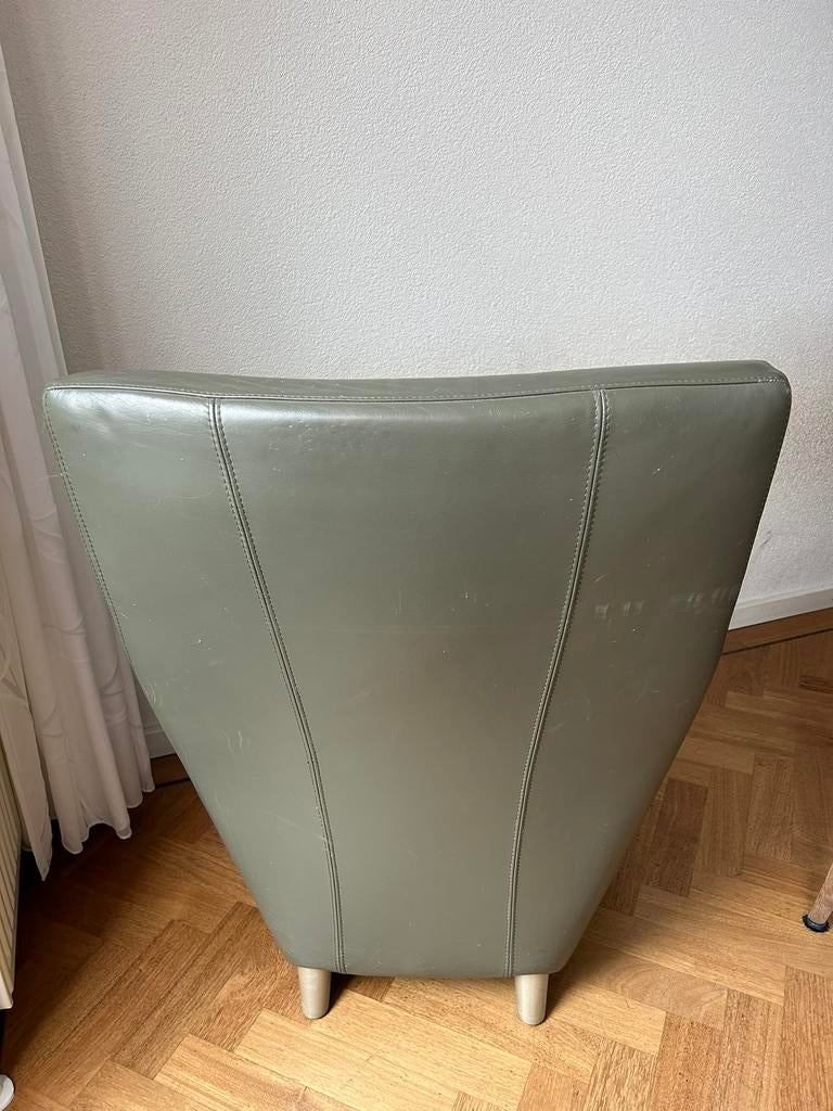 Leolux dolcinea, Huis en Inrichting, Fauteuils, Ophalen, Gebruikt, 75 tot 100 cm, Leer