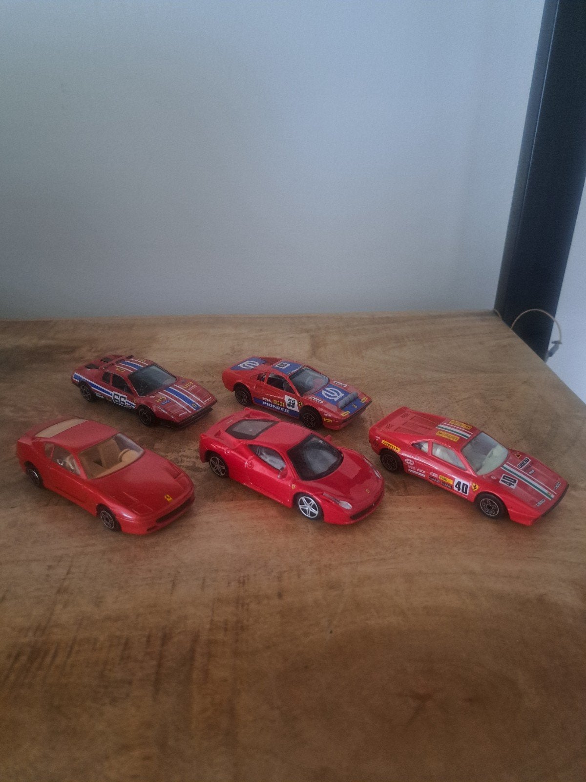 5 x burago modellen Ferrari rood, Overige merken, Gebruikt, Auto, Ophalen of Verzenden