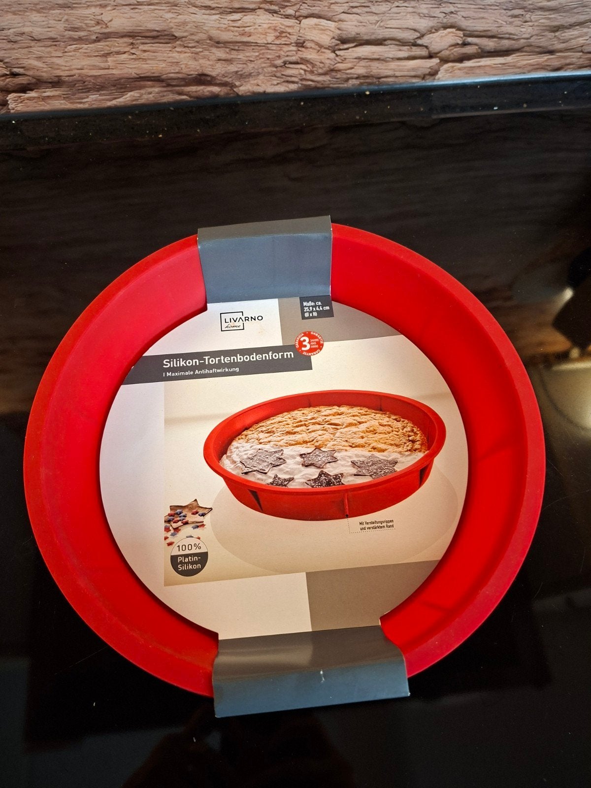 LIVARNO home Siliconen Taartbodemvorm - Nieuw, Overige typen, Nieuw, Ophalen of Verzenden, Rood
