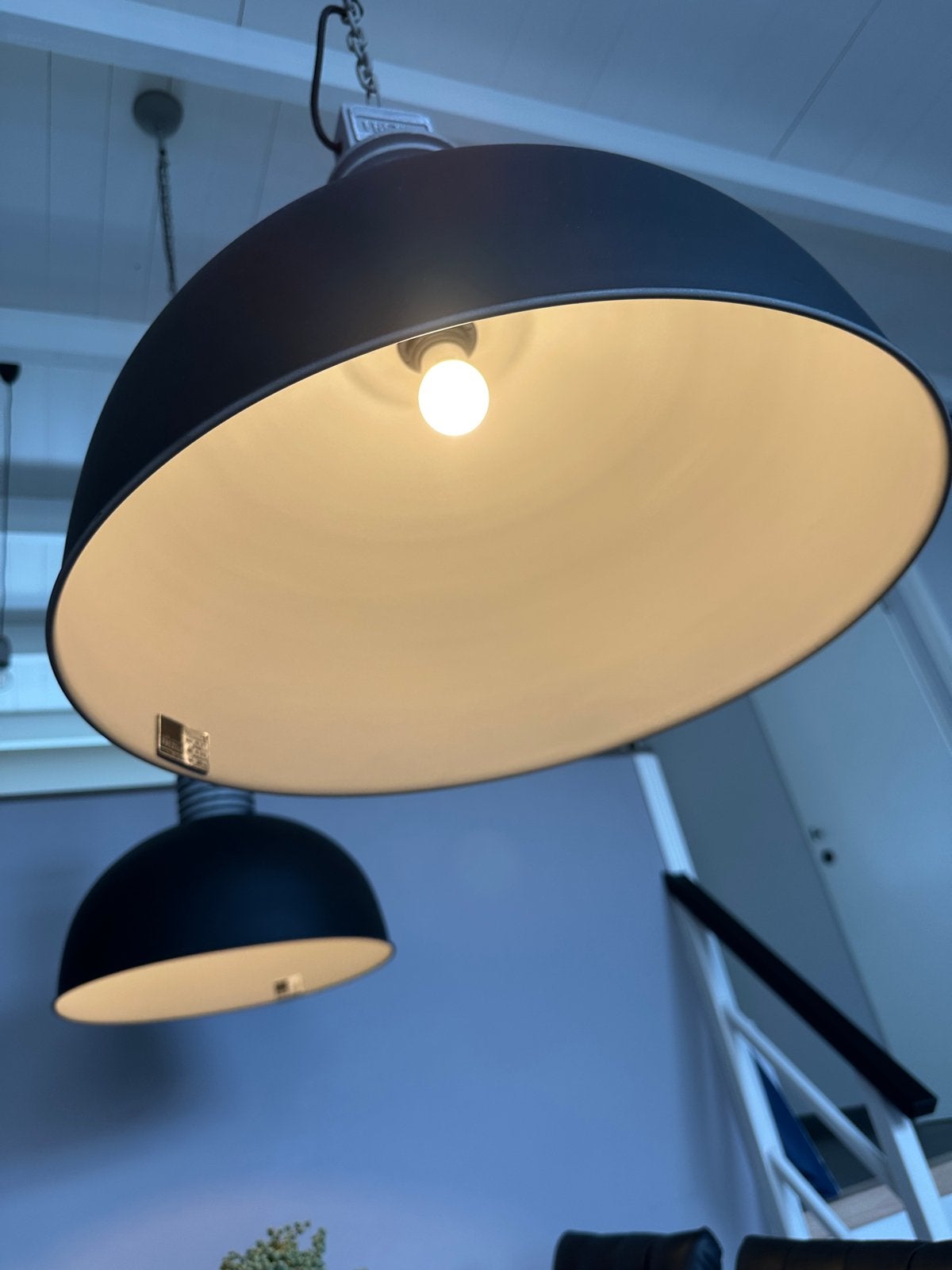 Frezoli Industriële Hanglampen - Set van 2, Ophalen, Zo goed als nieuw, Metaal, E27 (groot)