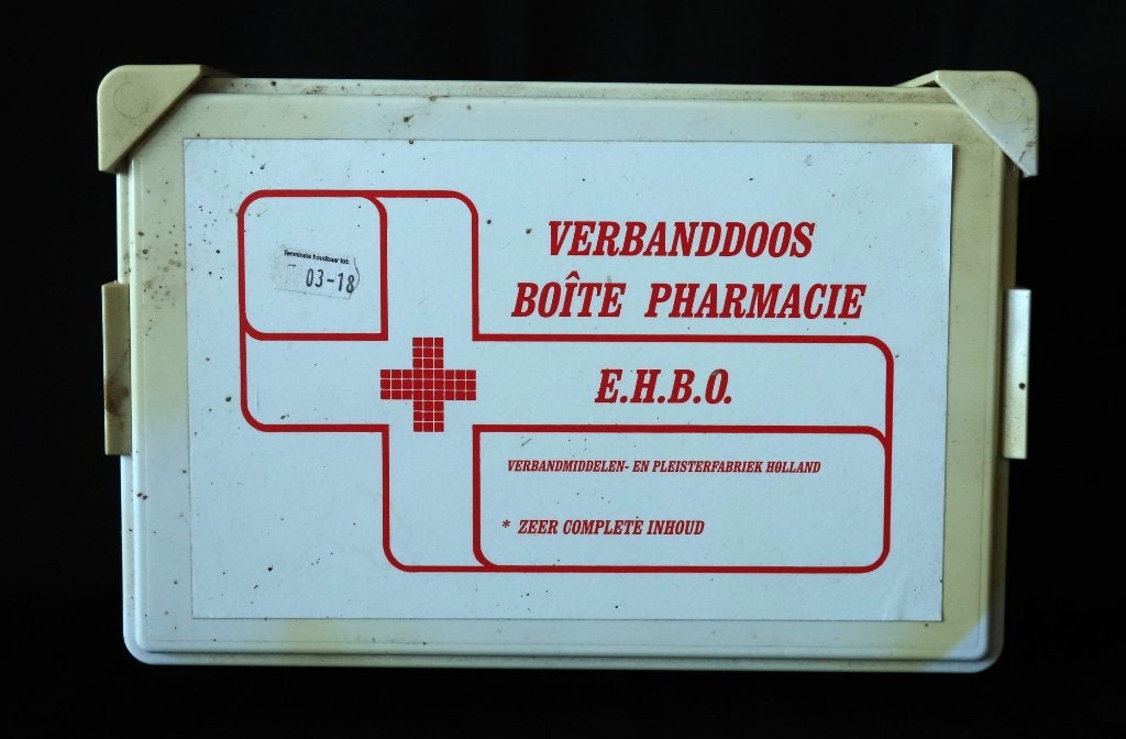 Verbanddoos met wandmontage., Ophalen of Verzenden, Gebruikt