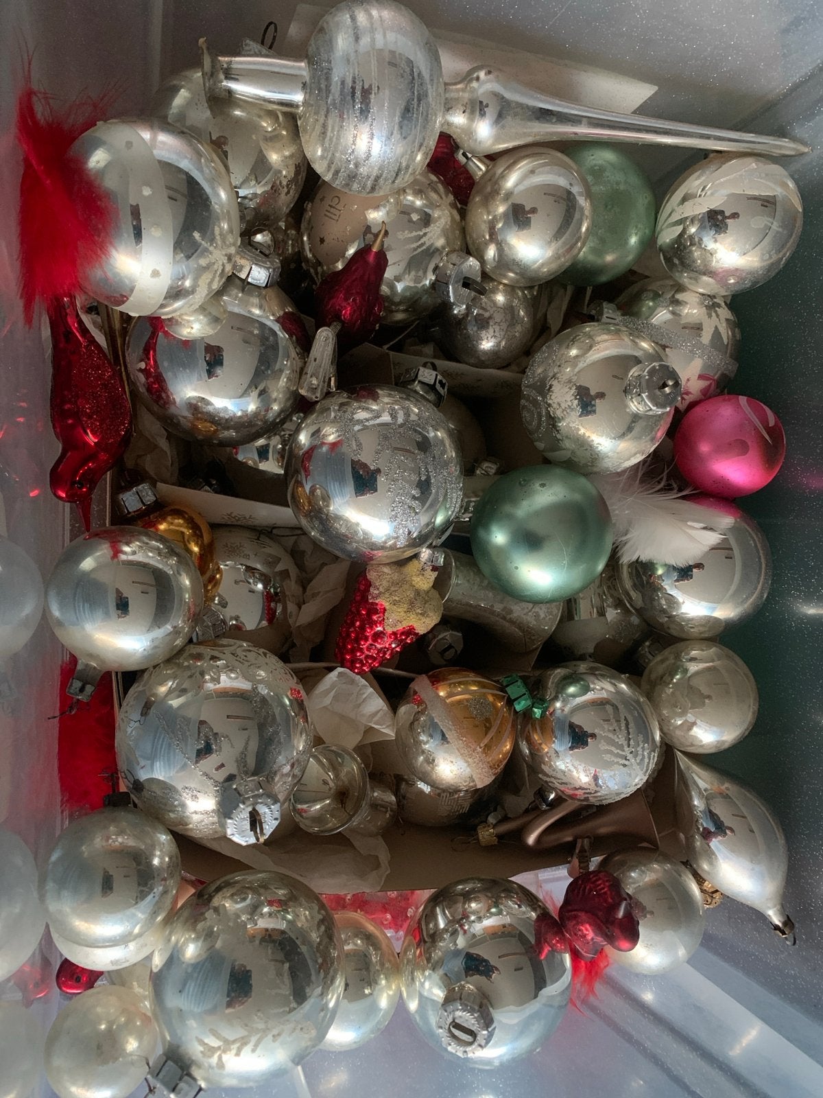 Vintage kerstballen, Diversen, Ophalen, Gebruikt