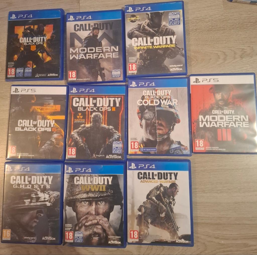 Call of Duty PS4/PS5 Collectie - Diverse Titels, Spelcomputers en Games, Games | Sony PlayStation 4, Gebruikt, Vanaf 18 jaar, Shooter