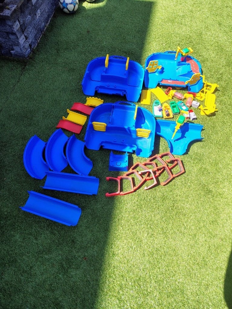 Aquaplay 1516 Lockbox + Aquaplay 1528 MegaBridge, Kinderen en Baby's, Speelgoed | Buiten | Los speelgoed, Ophalen, Zo goed als nieuw