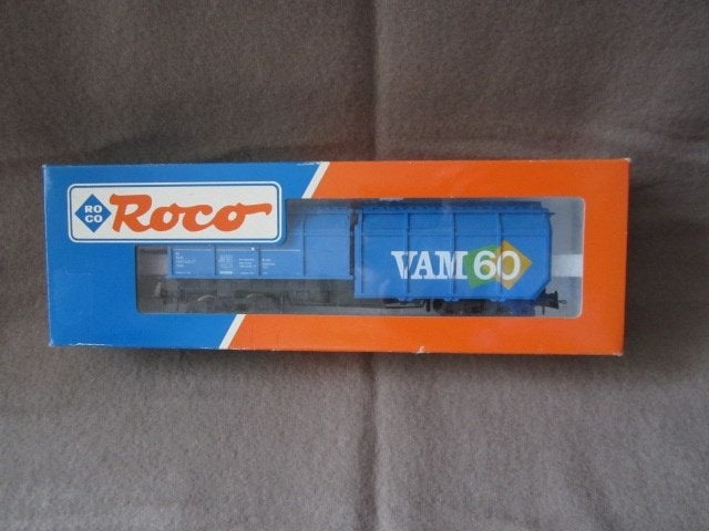 VAM 60 , potgrond , recycling wagon Roco 4368H0 HO, Gelijkstroom, Wagon, Ophalen of Verzenden, Zo goed als nieuw