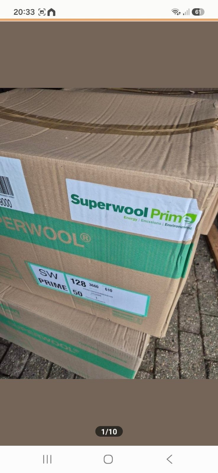 Nieuwe Superwool Prime isolatie, 5 dozen beschikbaar, Ophalen of Verzenden, Nieuw