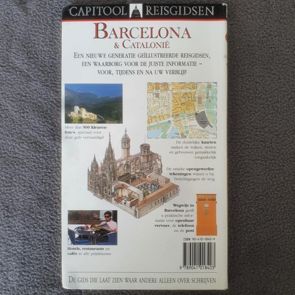 Capitool reisgidsen Barcelona & Catalonie, Boeken, Reisgidsen, Gelezen, Capitool, Europa, Ophalen of Verzenden