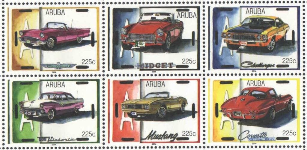 Aruba 744/9 postfris Auto's  2014, Ophalen of Verzenden, Postfris