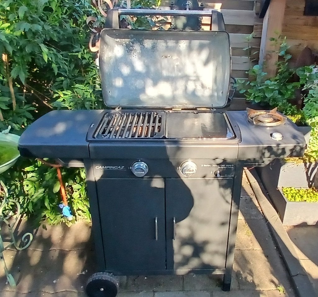 Mooie gasbarbecue, Tuin en Terras, Ophalen, Zo goed als nieuw