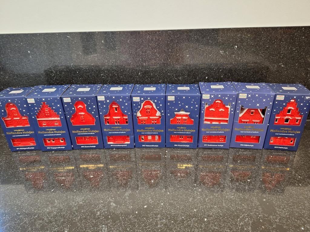 Kersthuisjes Postcodeloterij NIEUW, Diversen, Kerst, Ophalen of Verzenden, Nieuw