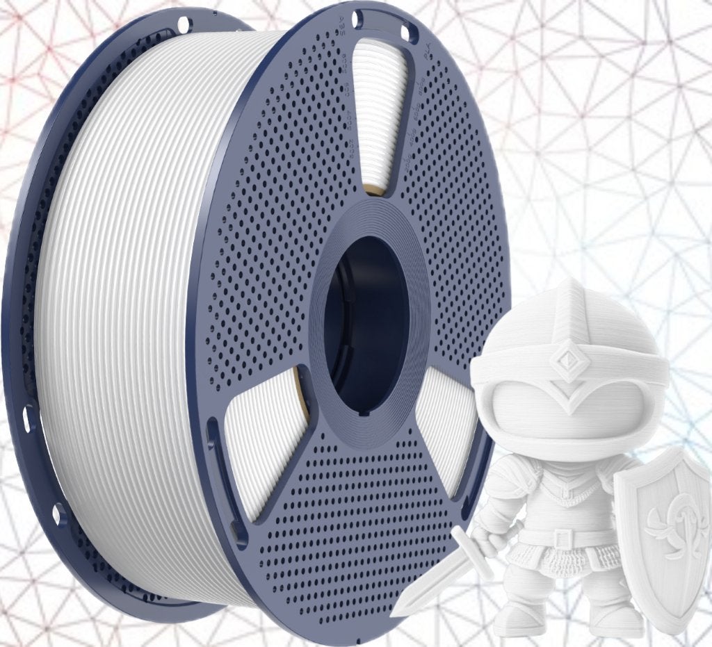 SUNLU 3D filament PLA+ 1.75mm 1kg Wit, Computers en Software, Ophalen of Verzenden, Nieuw, Filamentrollen
