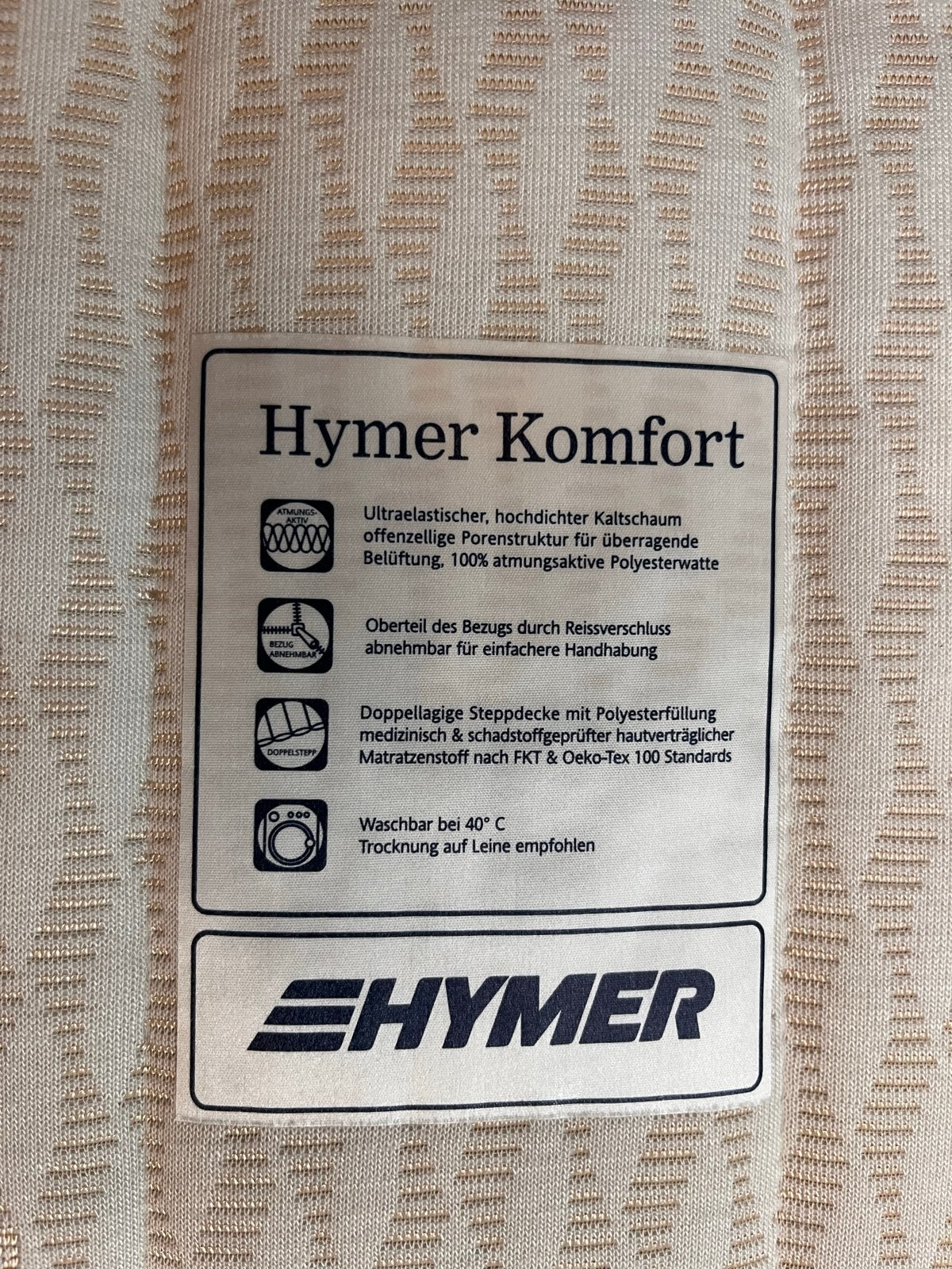 Hymer Komfort Matras - Zo goed als nieuw, Ophalen, Zo goed als nieuw, Overige