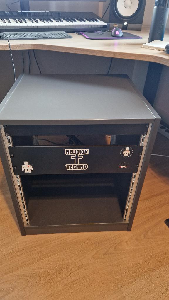 19” rack studiomeubel, Audio, Tv en Foto, Professionele Audio-, Tv- en Video-apparatuur, Ophalen, Zo goed als nieuw, Audio