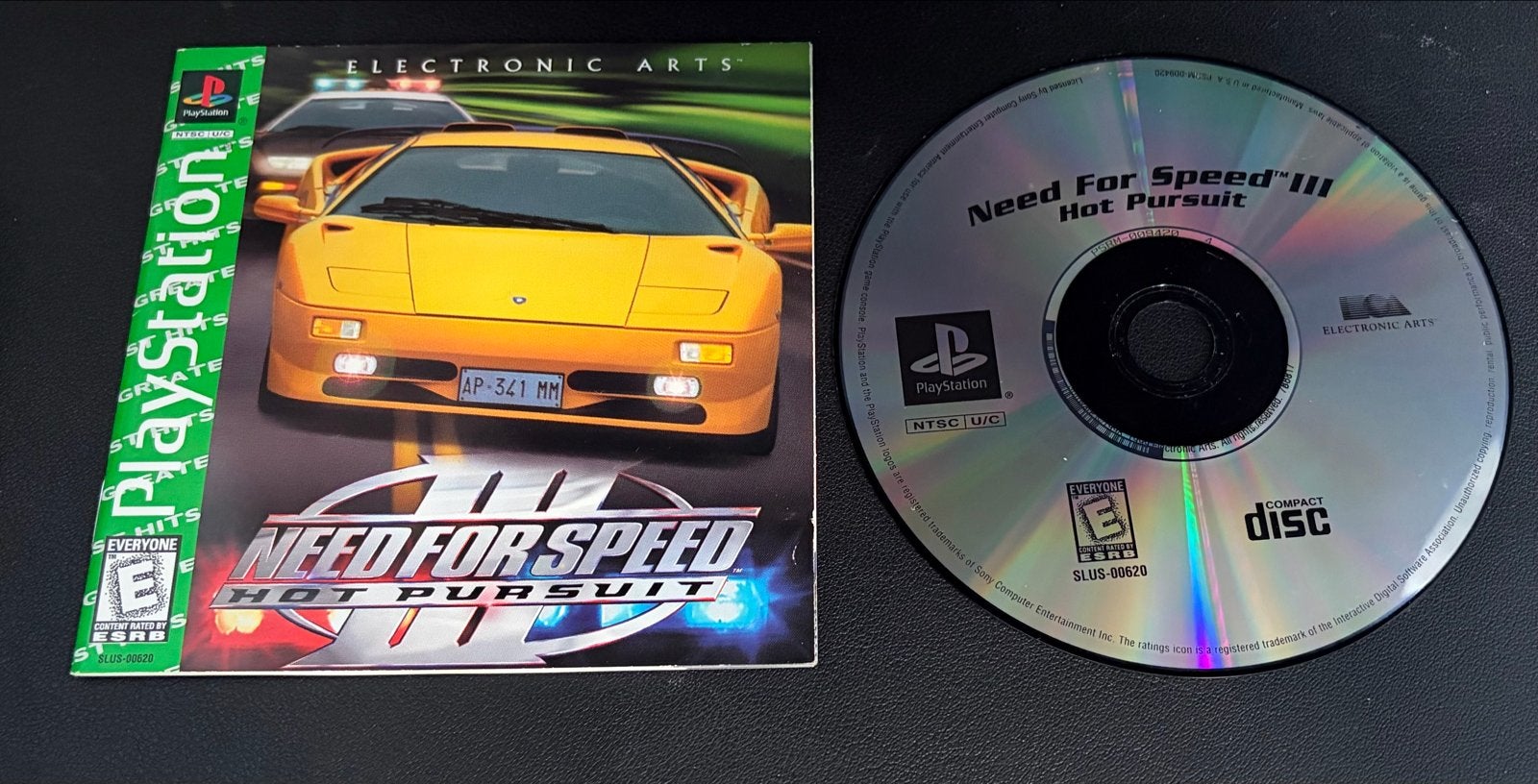 Need for Speed Hot Pursuit 3 - PlayStation 1 (NTSC/UC), Gebruikt, 1 speler, Racen en Vliegen, Ophalen of Verzenden