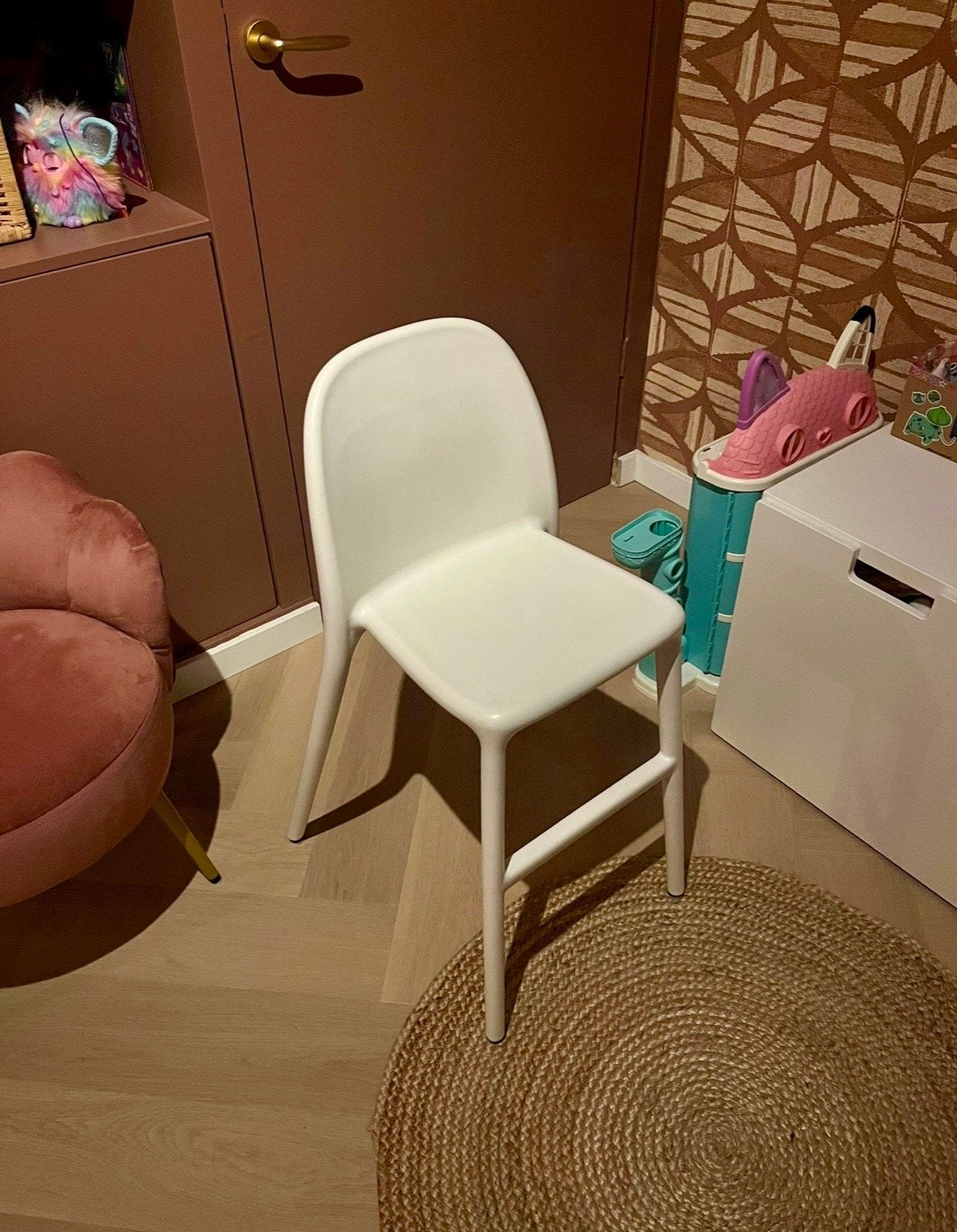 Urban Ikea kinderstoel - Wit, Ophalen, Zo goed als nieuw, Overige typen