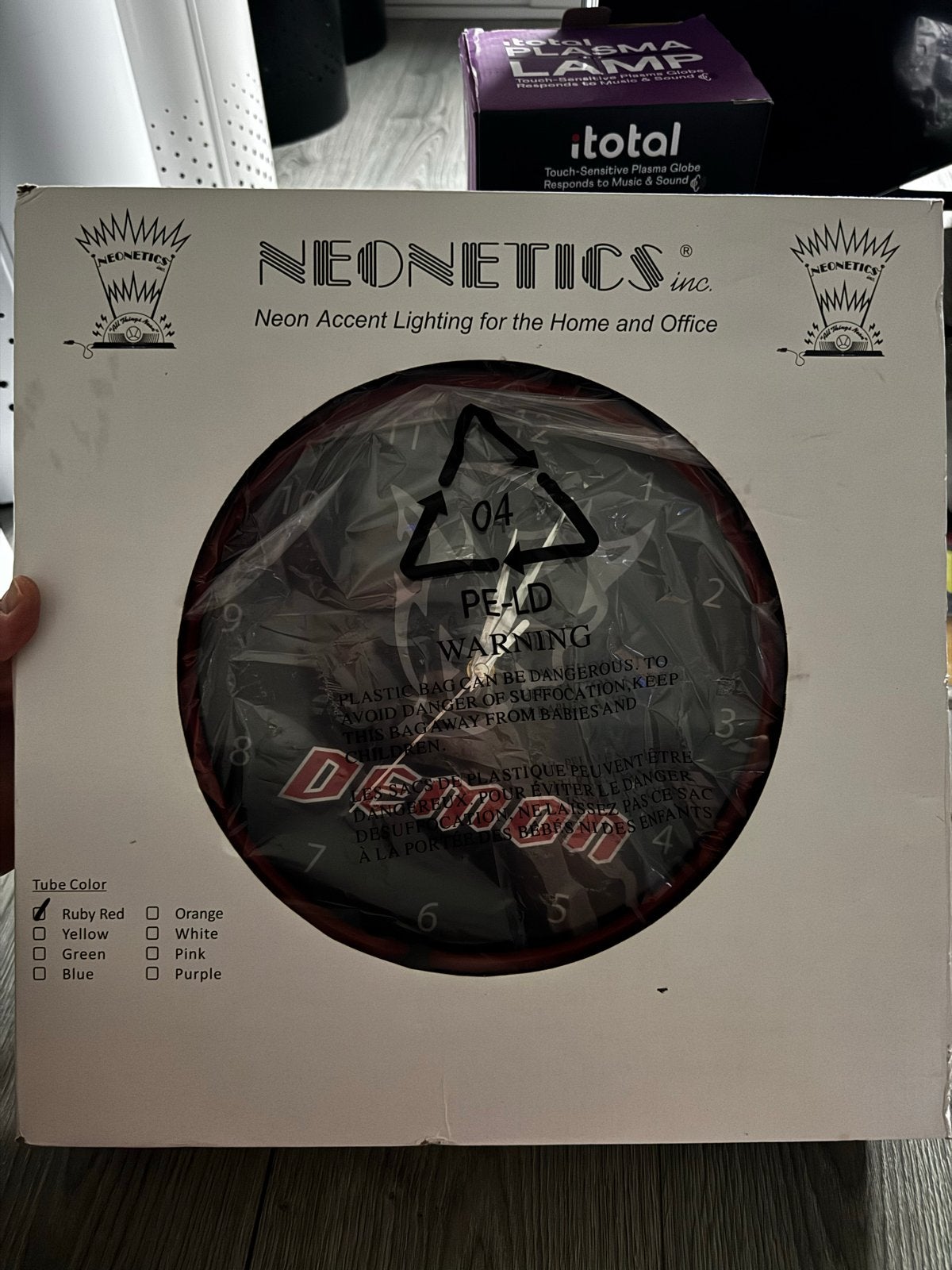 Neonetics Klok Dodge Challenger - Origineel & Nieuw, Ophalen of Verzenden, Nieuw