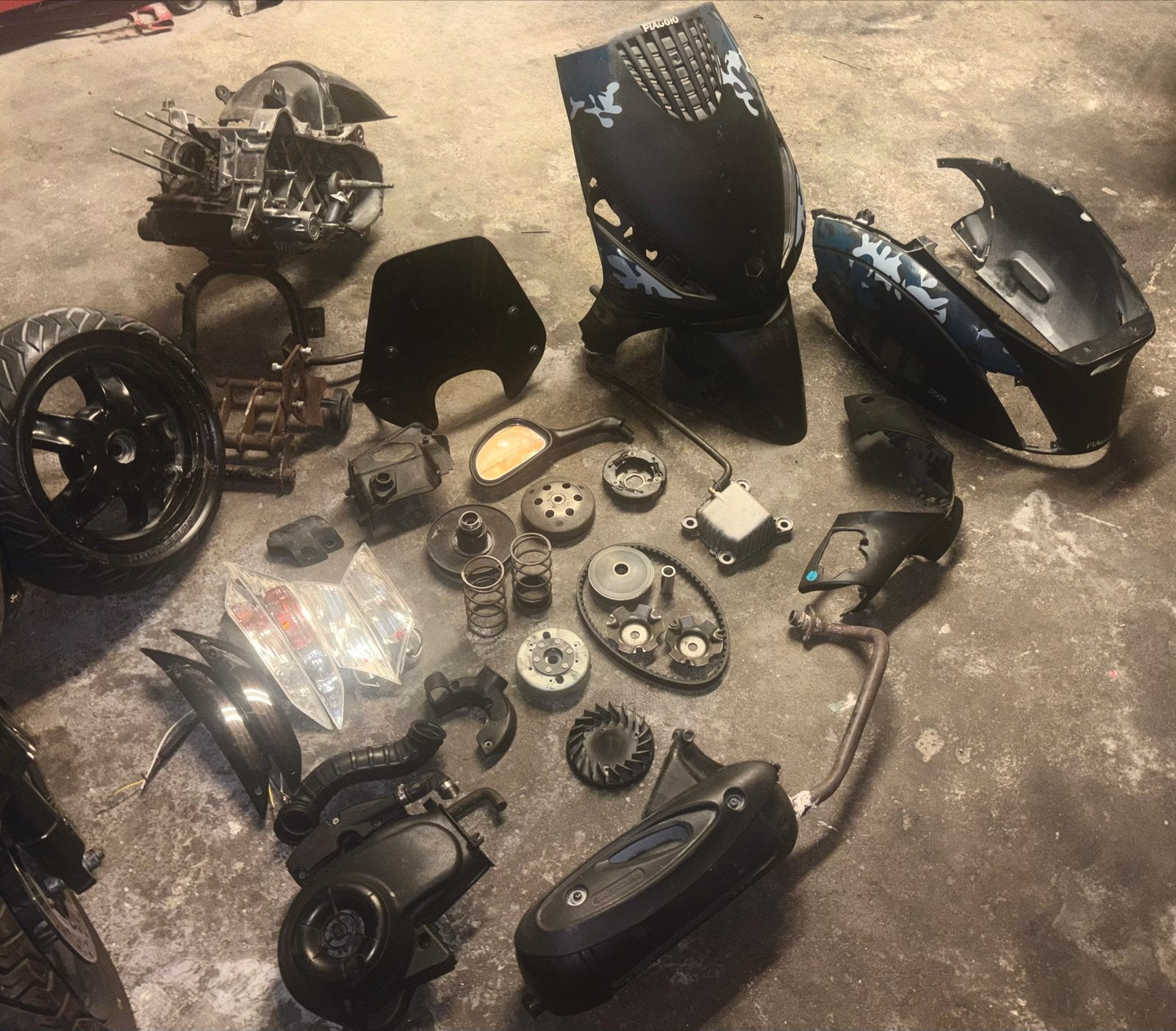 Piaggio Zip 4T onderdelen pakket, Ophalen, Gebruikt, Piaggio