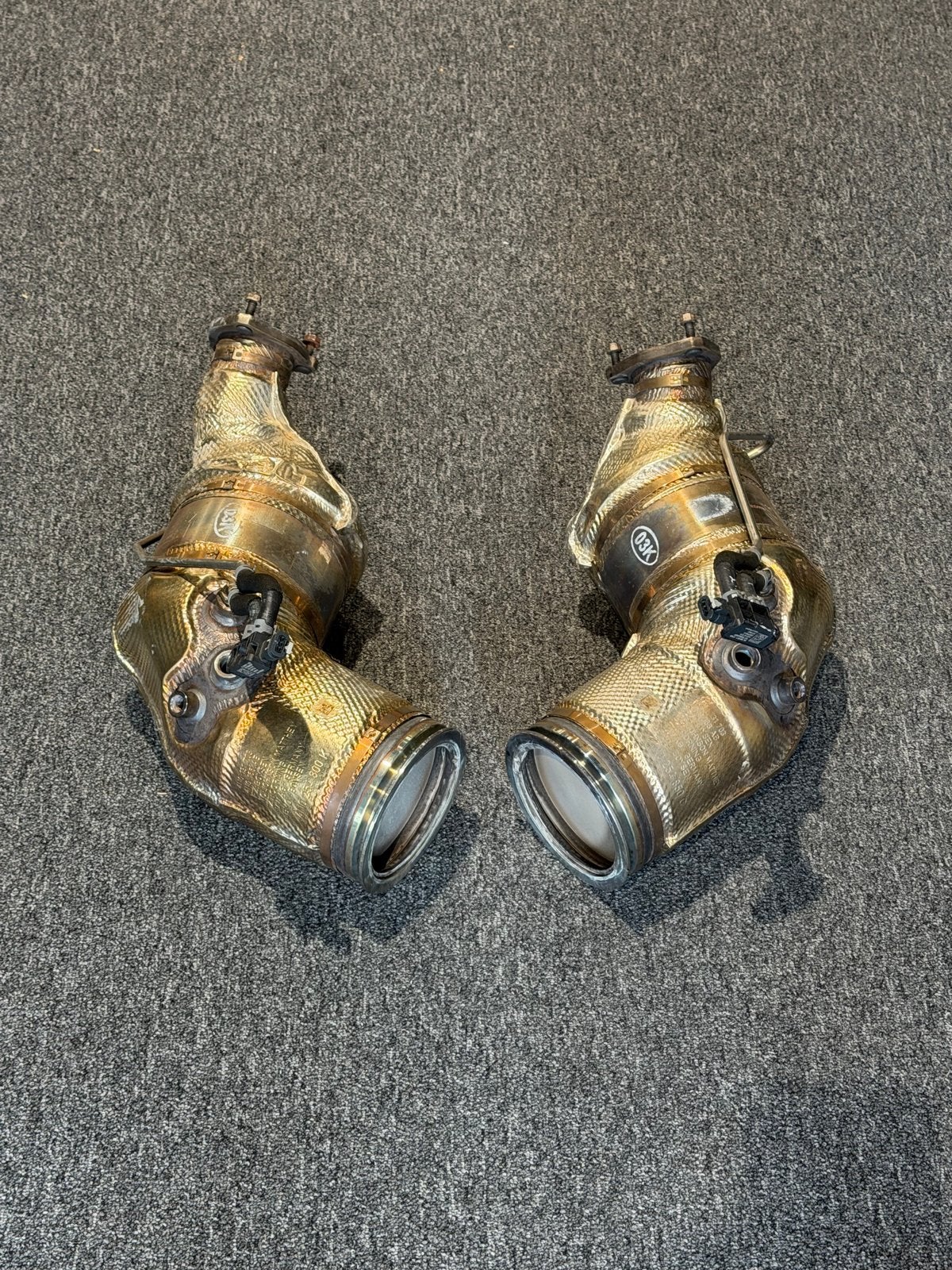 Audi RS6 C8 originele Downpipes / katalysator, Ophalen of Verzenden, Gebruikt, Audi