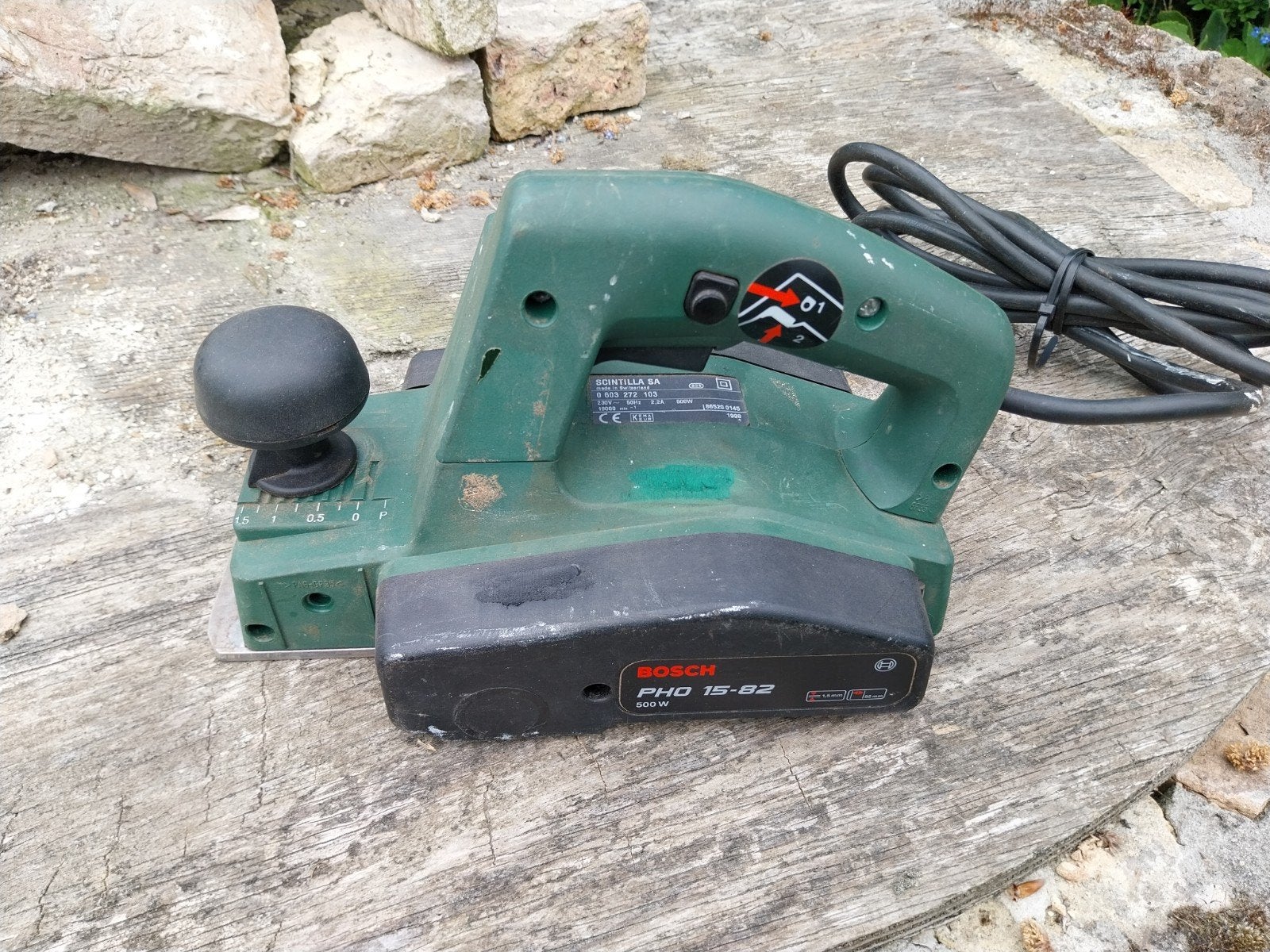 Bosch pho 15-82 schaafmachine, Ophalen of Verzenden, Gebruikt