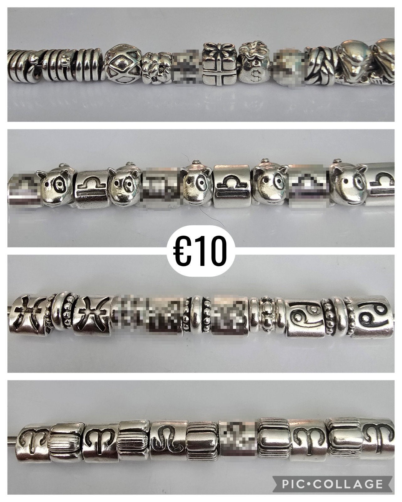 Prachtige originele zilveren Pandora bedels, Ophalen of Verzenden, Zo goed als nieuw, Zilver, Pandora