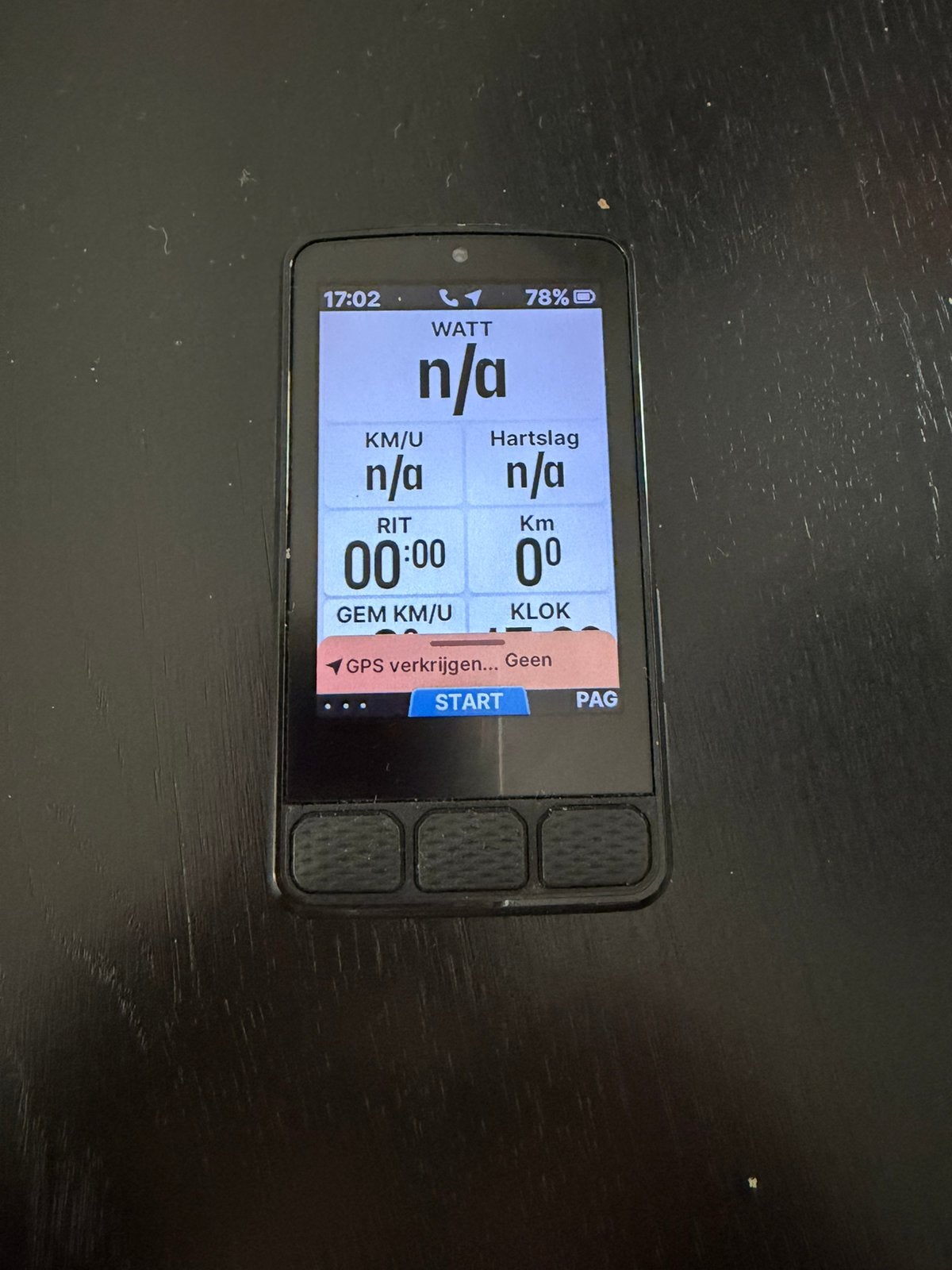 Wahoo Elemnt Roam V3 met gebroken achterzijde, Ophalen of Verzenden, Zo goed als nieuw, Fotocamera