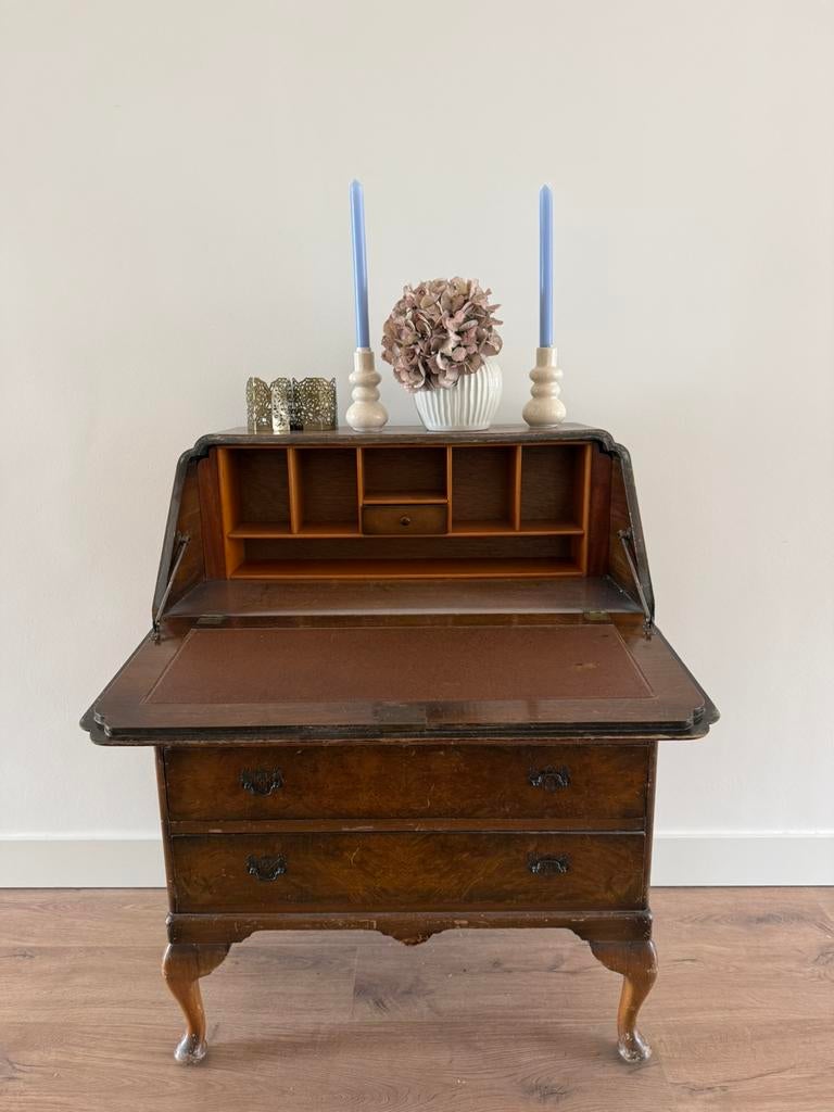 Antieke secretaire. Zeer decoratief en goed te gebruiken., Gebruikt, Minder dan 100 cm, 25 tot 50 cm, 50 tot 100 cm