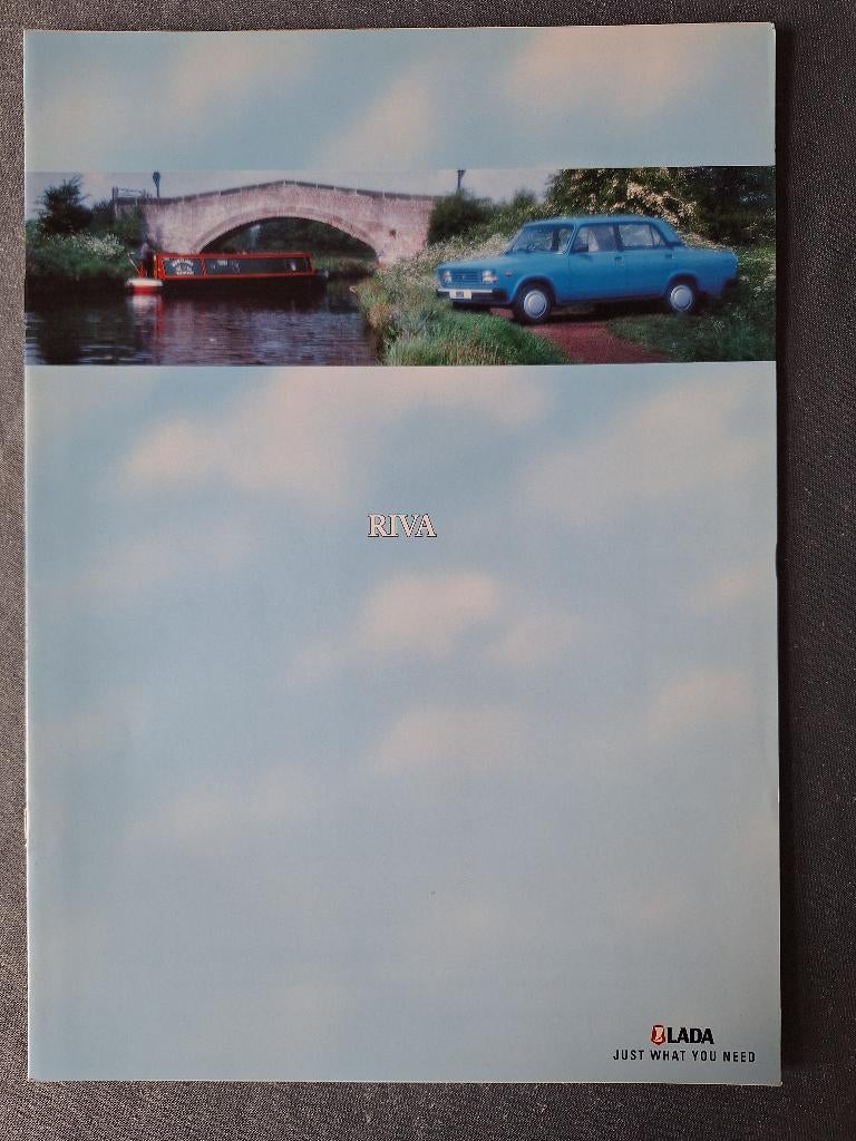 Brochure LADA RIVA - Engels, Boeken, Verzenden, Zo goed als nieuw, Overige merken