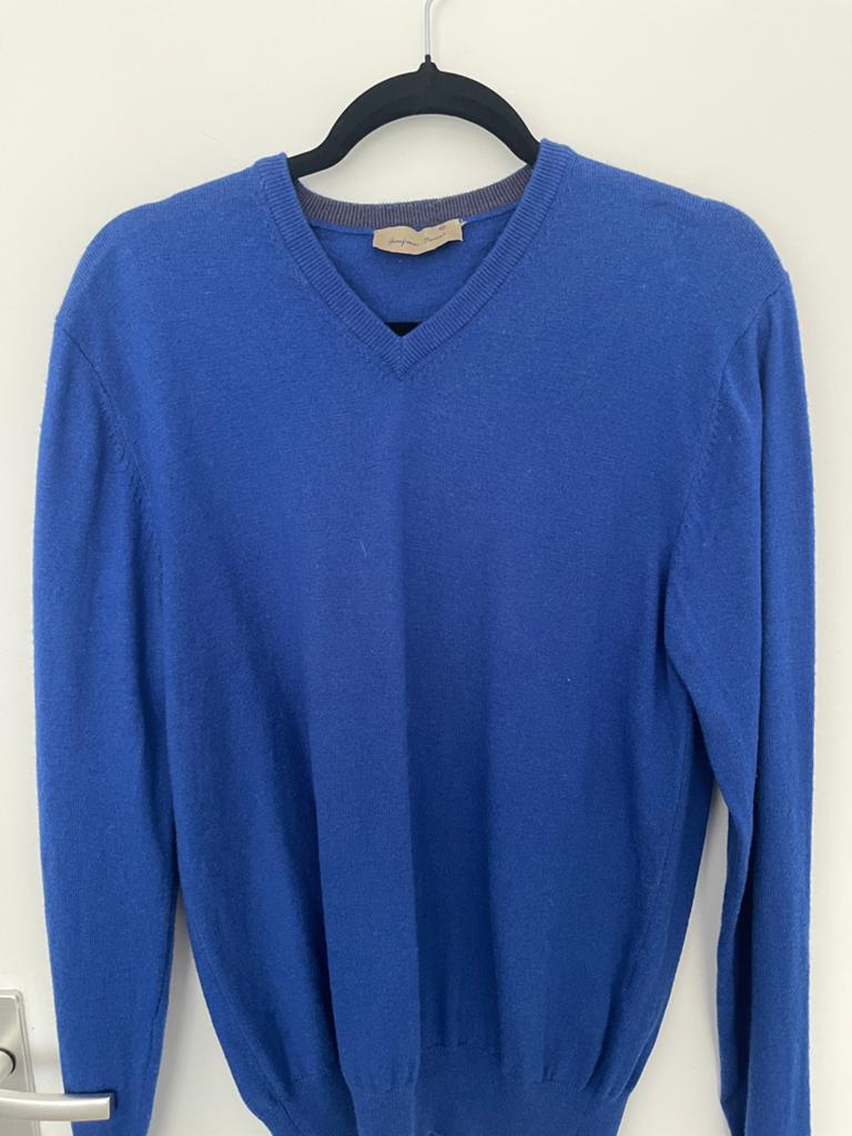 Gianfranco Burani cashmere trui, Kleding | Heren, Ophalen of Verzenden, Zo goed als nieuw, Maat 48/50 (M), Blauw