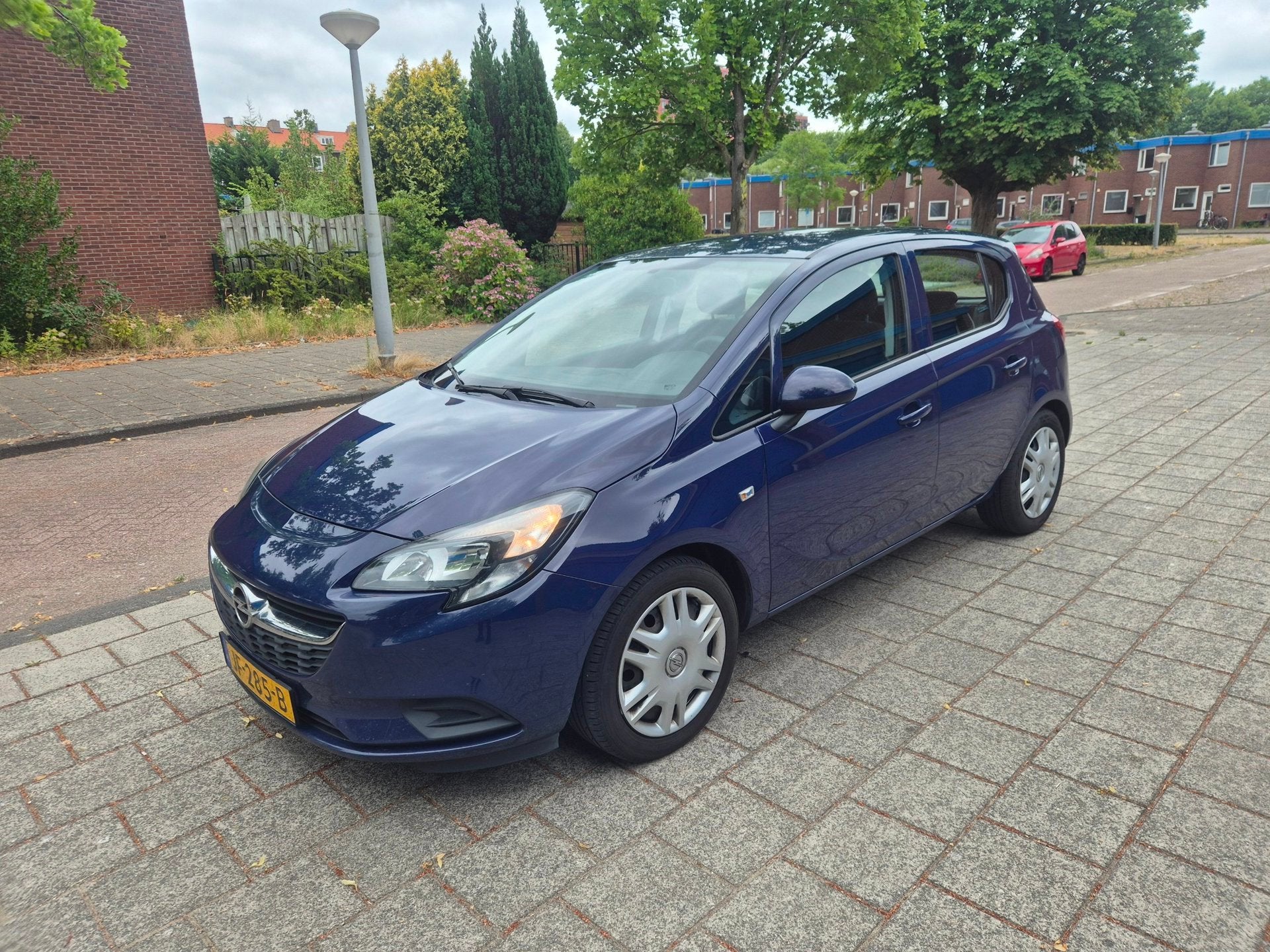 Opel Corsa 1.4 Bi-Fuel Edition LPG G3 EURO 6 5dr airco cruis, Voorwielaandrijving, Stof, Gebruikt, Blauw