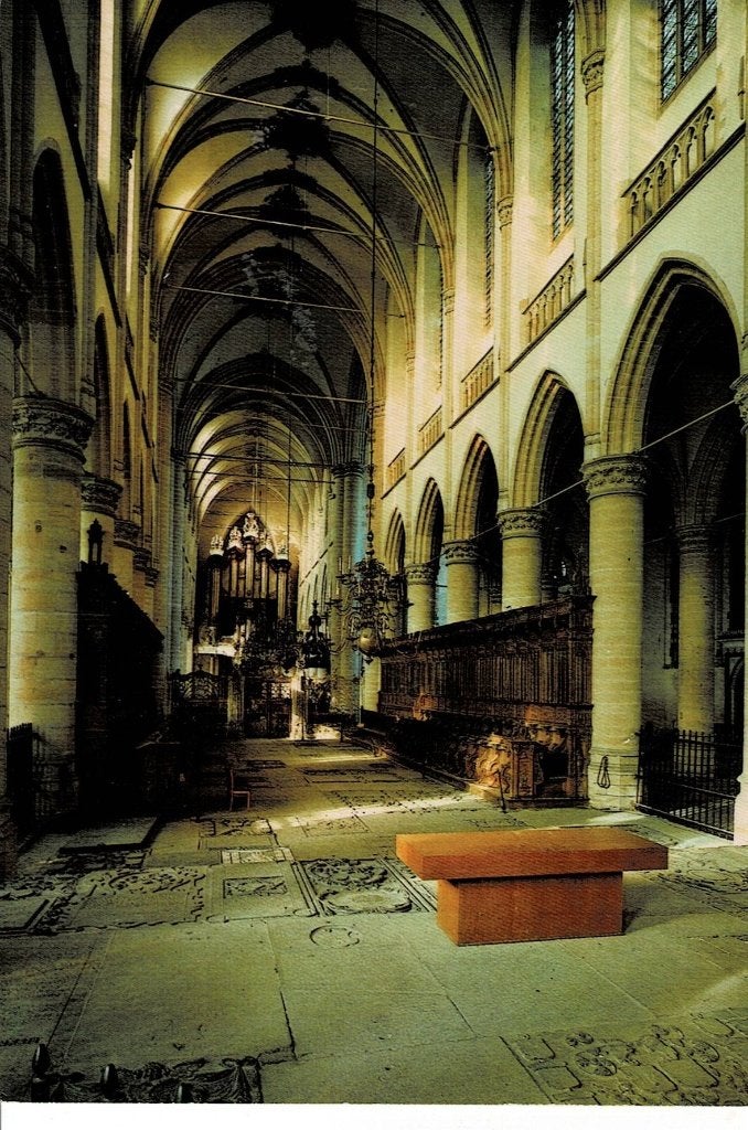 Dordrecht, interieur Grote Kerk, Ophalen of Verzenden, Ongelopen, Zuid-Holland
