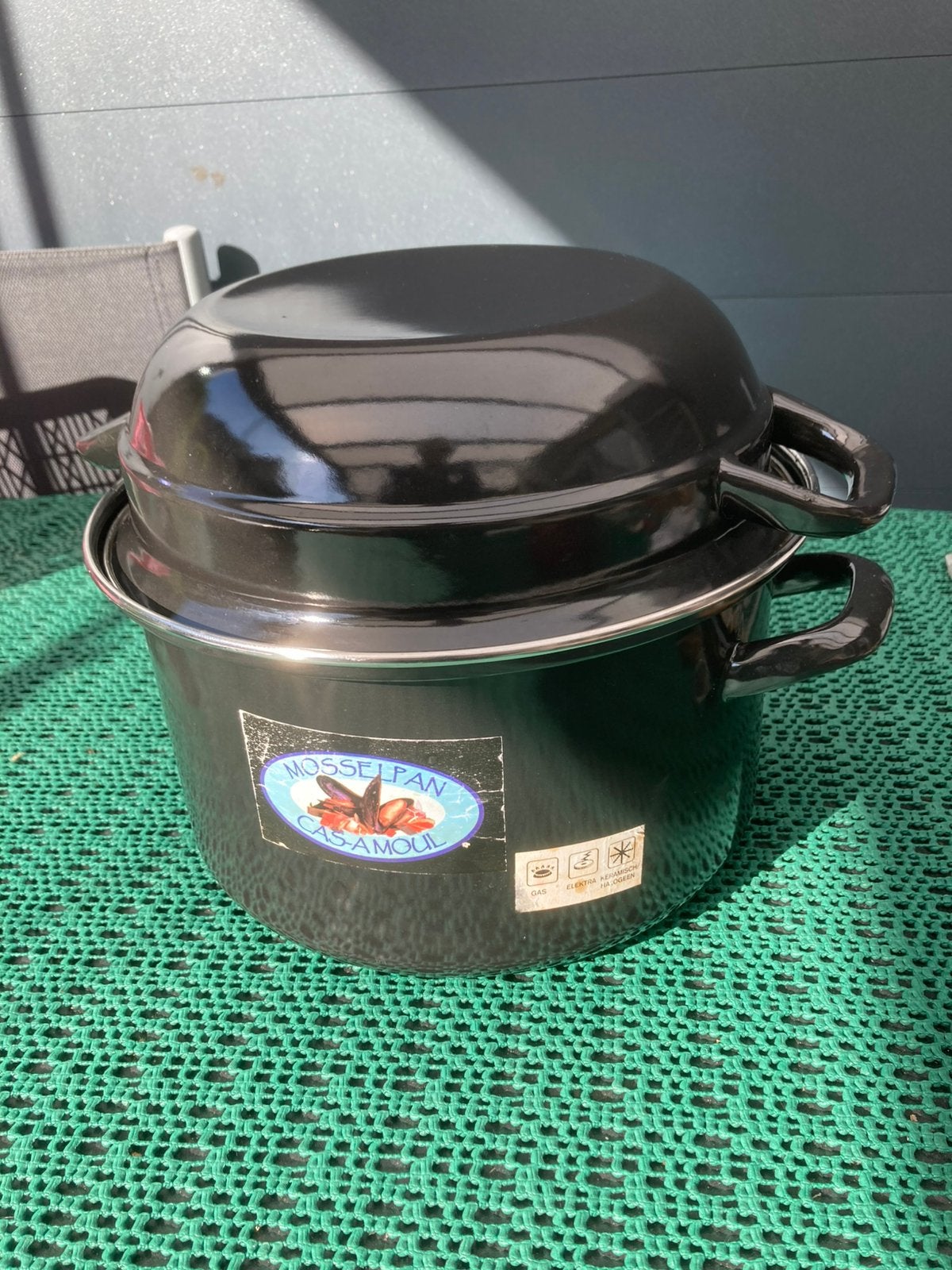 6 dozen pannen  8,50 per doos, Ophalen of Verzenden, Zo goed als nieuw, Rvs, Pannenset
