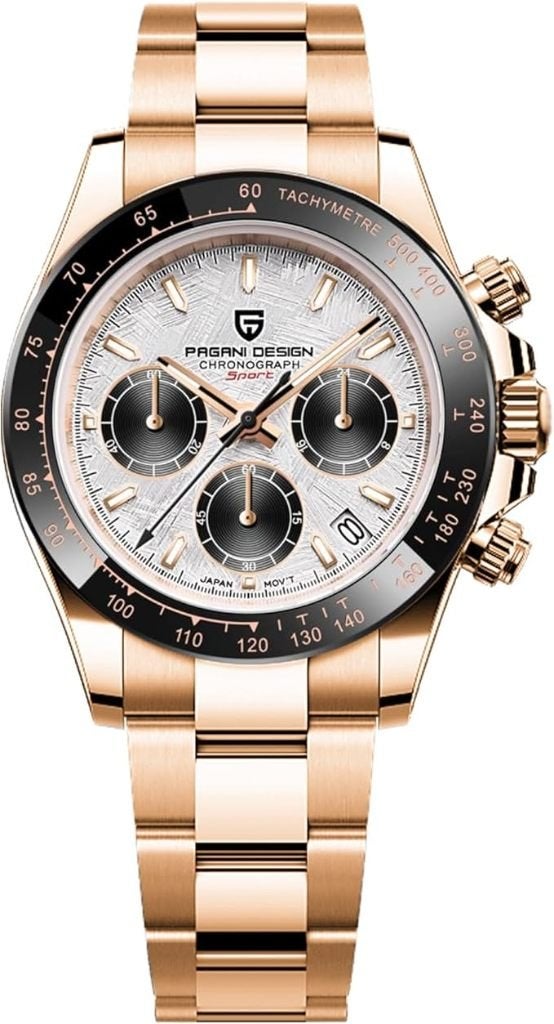 Pagani PD1644 design herenhorloge, Ophalen of Verzenden, Nieuw, Staal, Overige merken
