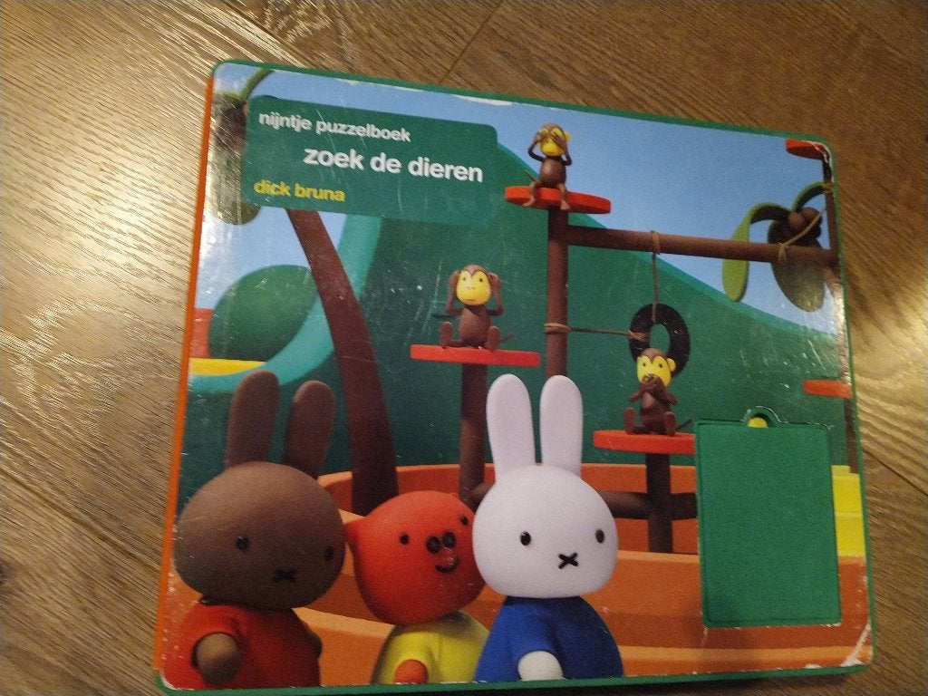 Nijntje puzzelboek (karton en foam) - zoek de dieren, Boeken, Ophalen of Verzenden, Gelezen