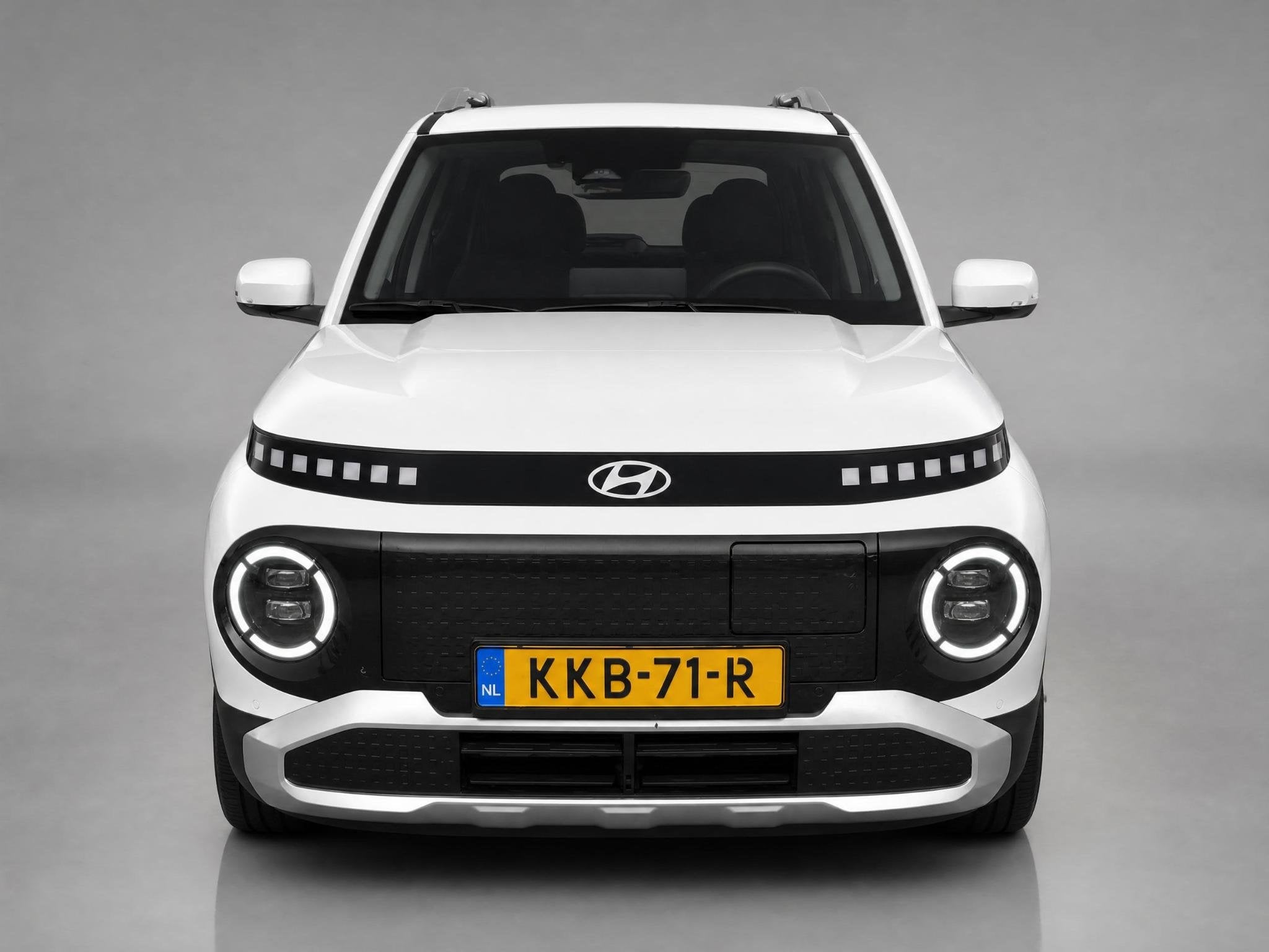 Hyundai INSTER Evolve 49 kWh | Achteruitrijcamera | Adaptiev, Auto's, Stof, 116 pk, Wit, Origineel Nederlands