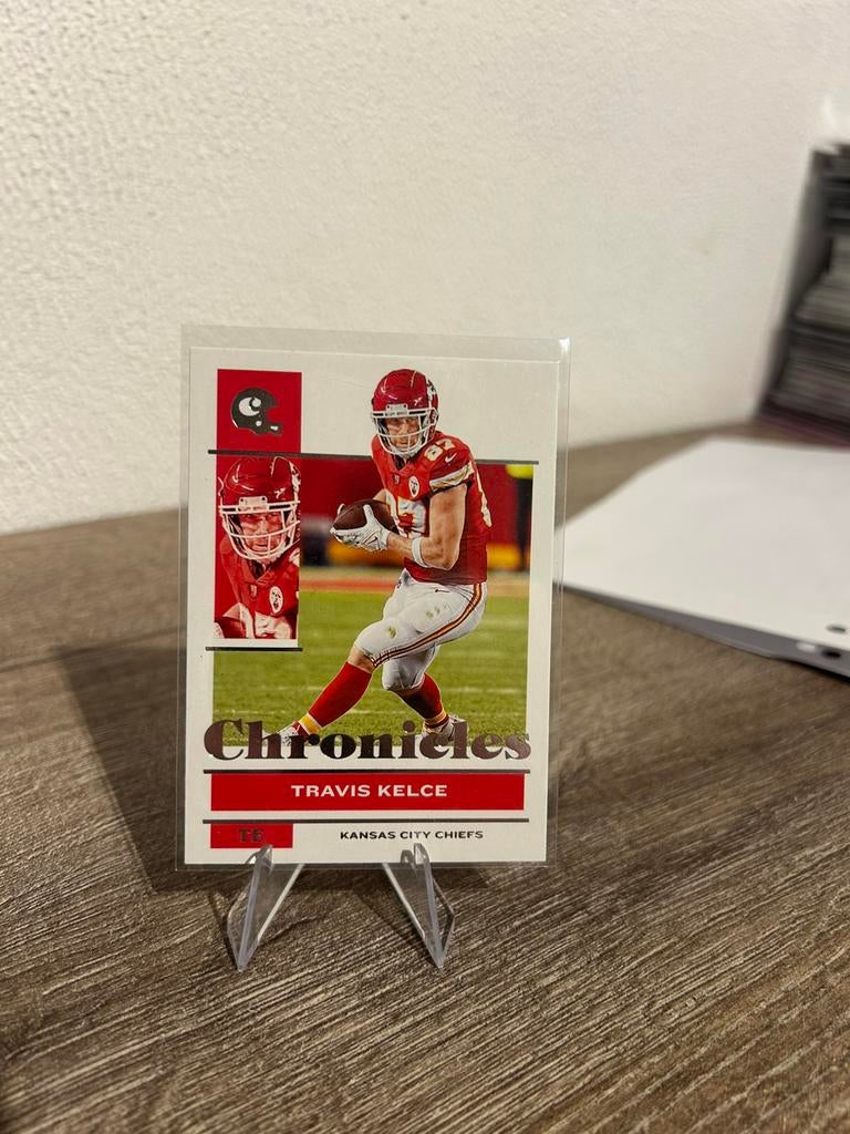 Travis Kelce 2021 Panini Chronicles Football #56, Ophalen of Verzenden, Zo goed als nieuw, Buitenlandse clubs, Poster, Plaatje of Sticker